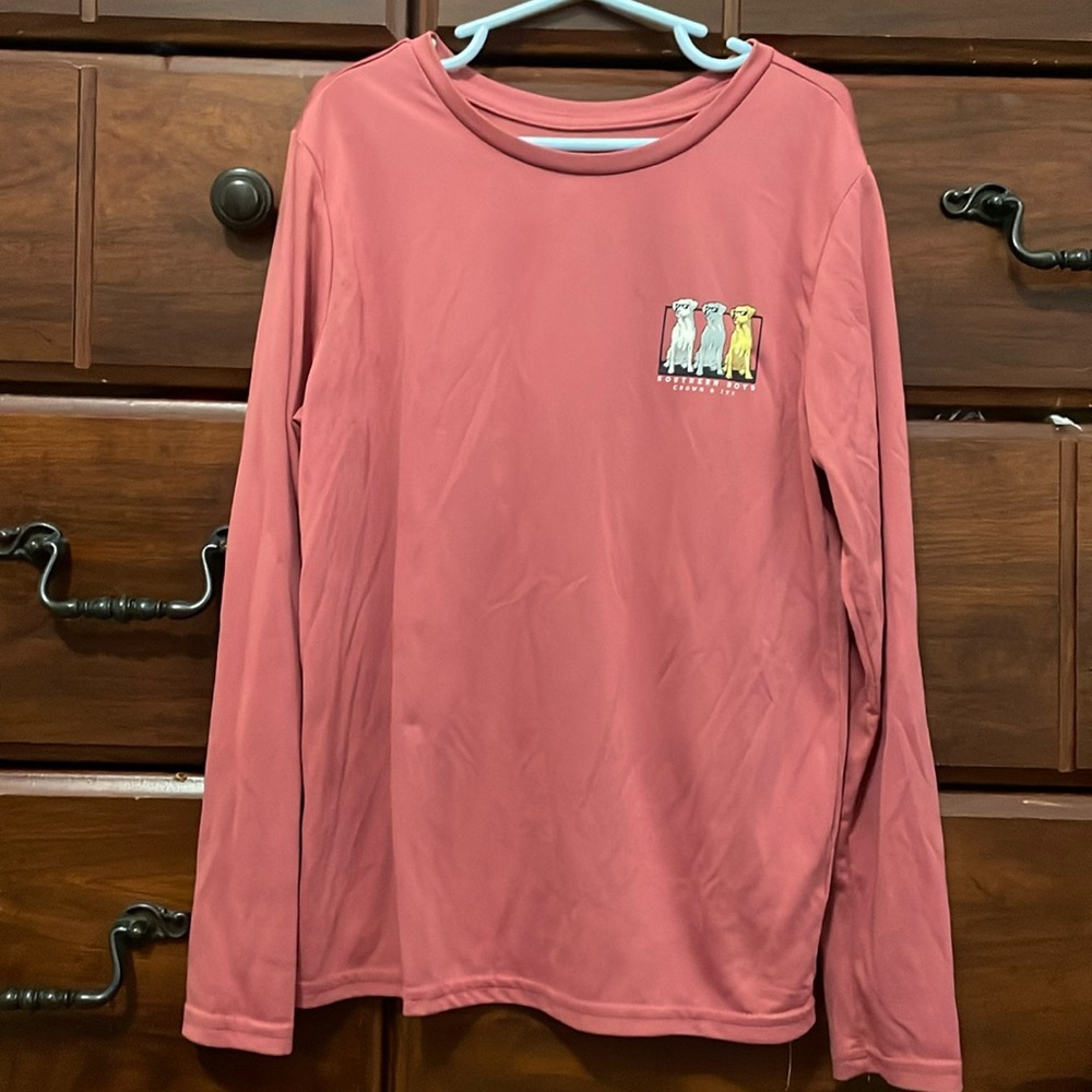 Long sleeve performance tee from crown and ivy